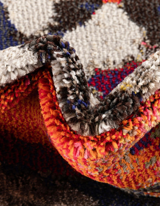 Multicolor 2' 2 x 3' 1 Haerfest Oval Area Rug Abstract Super Colorful Modern Vivid Carpet for Unique Interior Design Room Decorating for Sale at Rug Engine