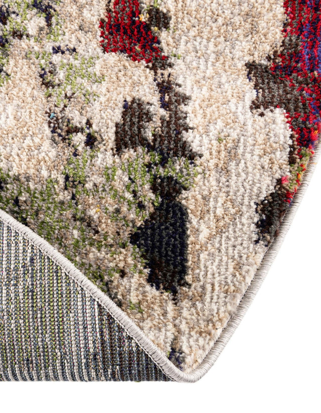 Multicolor 6' 1 x 9' Haerfest Oval Area Rug Abstract Super Colorful Modern Vivid Carpet for Unique Interior Design Room Decorating for Sale at Rug Engine