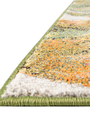 Green 7' 10 x 7' 10 Haerfest Square Area Rug Abstract Super Colorful Modern Vivid Carpet for Unique Interior Design Room Decorating for Sale at Rug Engine