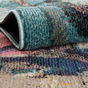 Multicolor 4' 1 x 6' 1 Haerfest Oval Area Rug Abstract Super Colorful Modern Vivid Carpet for Unique Interior Design Room Decorating for Sale at Rug Engine