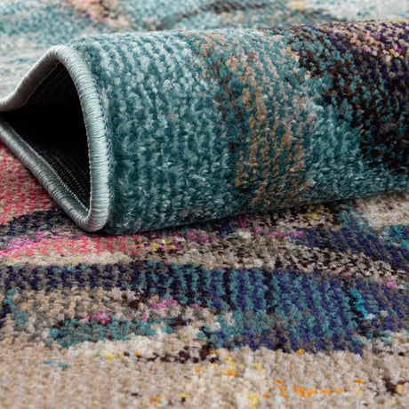 Multicolor 2' 2 x 3' 1 Haerfest Oval Area Rug Abstract Super Colorful Modern Vivid Carpet for Unique Interior Design Room Decorating for Sale at Rug Engine