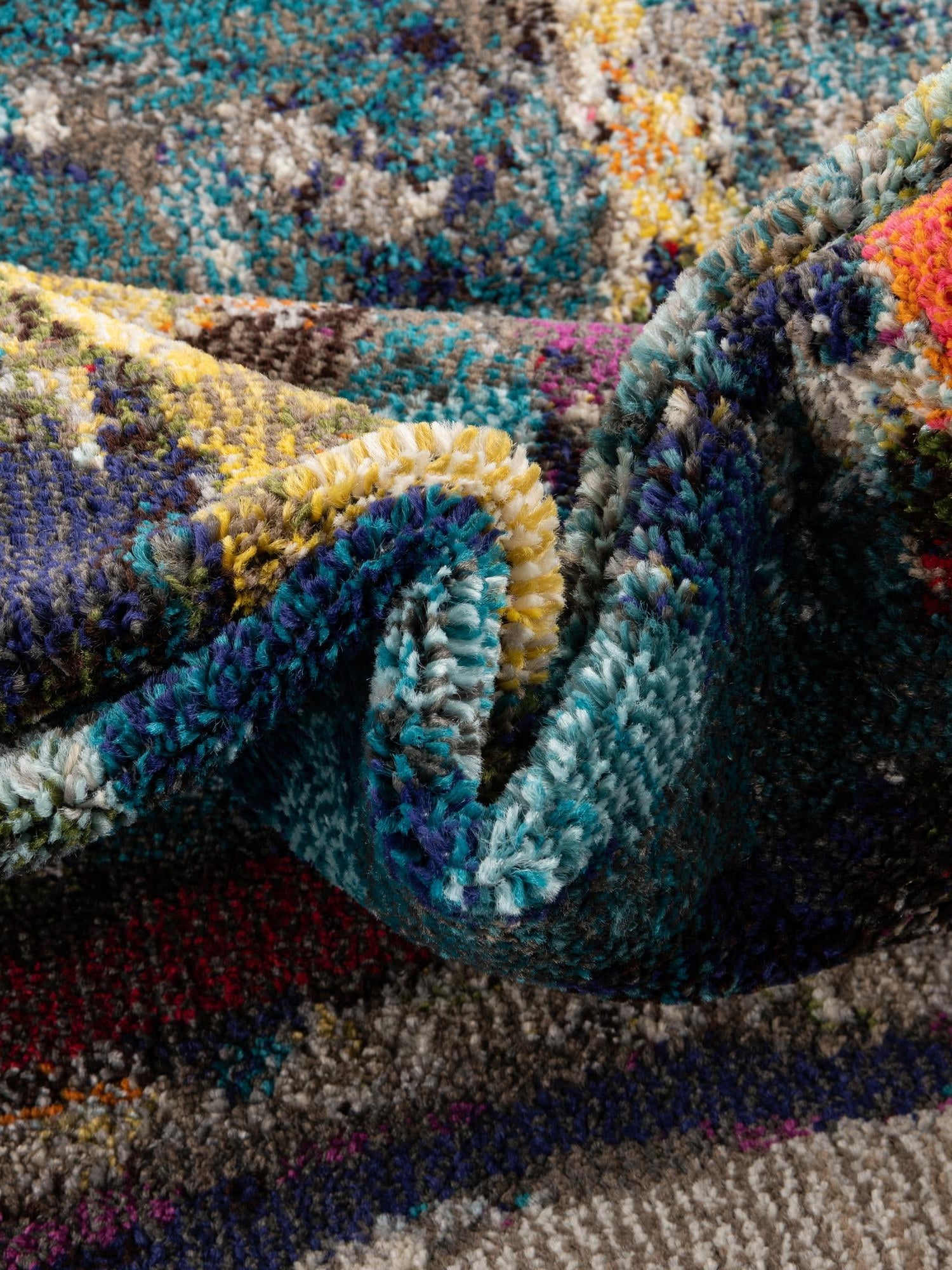 Multicolor 5' 3 x 7' 10 Haerfest Oval Area Rug Abstract Super Colorful Modern Vivid Carpet for Unique Interior Design Room Decorating for Sale at Rug Engine
