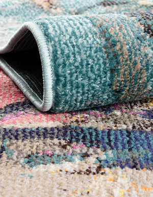 Multicolor 7' 10 x 7' 10 Haerfest Square Area Rug Abstract Super Colorful Modern Vivid Carpet for Unique Interior Design Room Decorating for Sale at Rug Engine