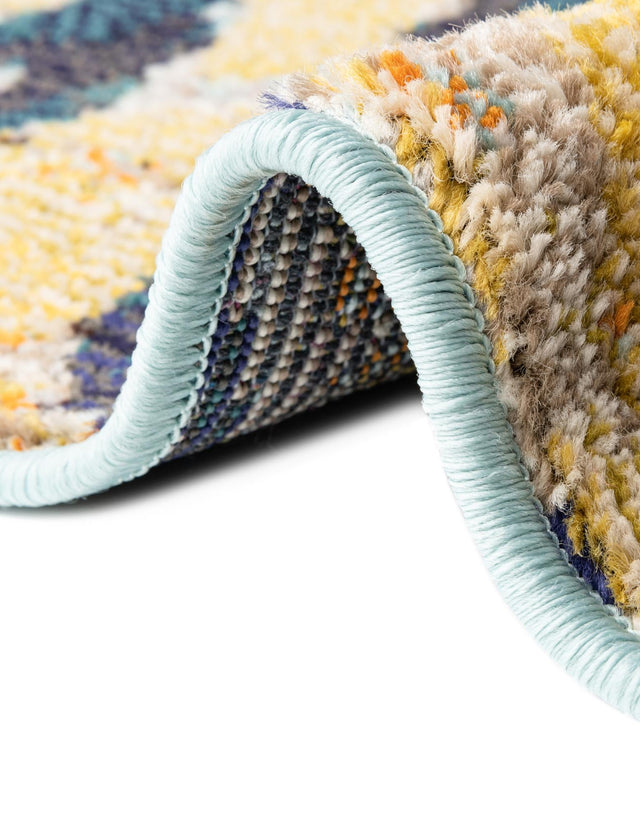 Multicolor 7' 10 x 7' 10 Haerfest Square Area Rug Abstract Super Colorful Modern Vivid Carpet for Unique Interior Design Room Decorating for Sale at Rug Engine
