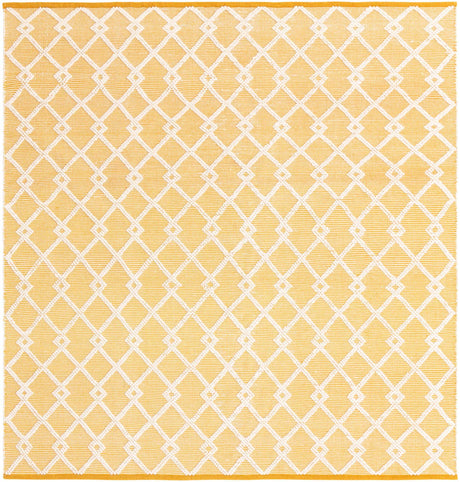 English Daisy 8' x 8' Jill Zarin Dorset Square Area Rug Premium Wool & Cotton Blend All Natural Pile Carpet for Bedrooms, Offices, Living Rooms, Dorms for Sale at Rug Engine