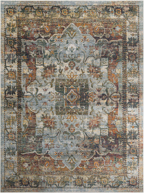 Ivory 10' x 13' 1 Isabella Rectangle Area Rug Polypropylene & Polyester Traditional Elegant Carpet for Living Rooms, Dining, Office, Dorms for Sale at Rug Engine