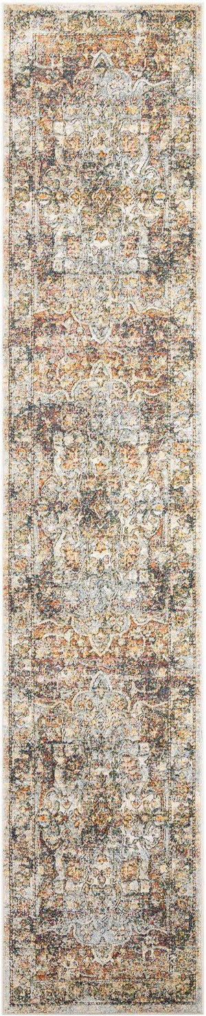 Ivory 2' 7 x 13' 1 Isabella Runner Area Rug Polypropylene & Polyester Traditional Elegant Carpet for Living Rooms, Dining, Office, Dorms for Sale at Rug Engine