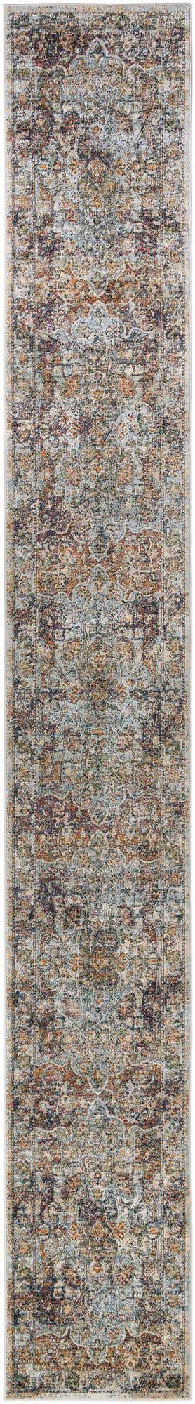 Ivory 2' 7 x 19' 8 Isabella Runner Area Rug Polypropylene & Polyester Traditional Elegant Carpet for Living Rooms, Dining, Office, Dorms for Sale at Rug Engine