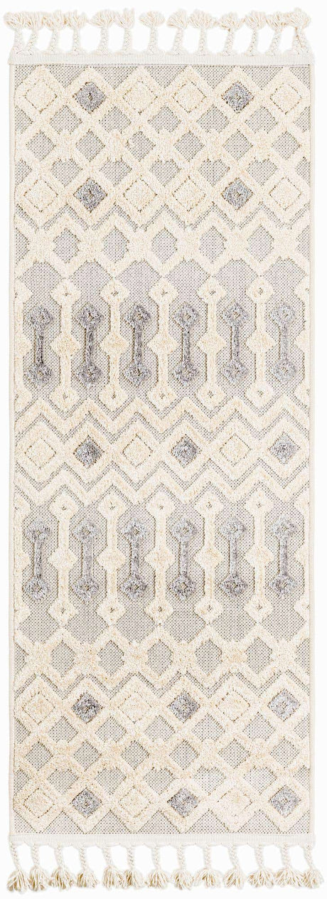 Sandy Beige 2' x 5' 1 Arlo Runner Area Rug 100% Polypropylene With Cotton Backing Easy Clean Indoor Living Room Bedroom Dining Office Carpet for Sale at Rug Engine