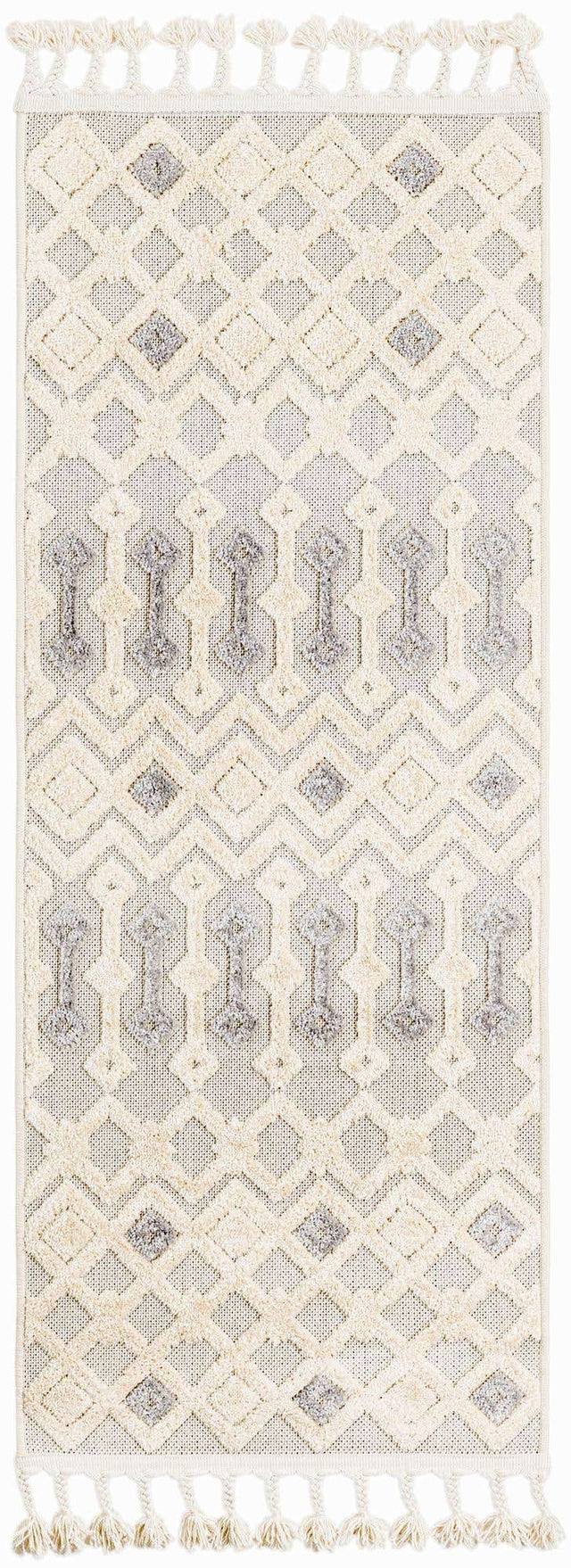 Sandy Beige 2' x 5' 1 Arlo Runner Area Rug 100% Polypropylene With Cotton Backing Easy Clean Indoor Living Room Bedroom Dining Office Carpet for Sale at Rug Engine