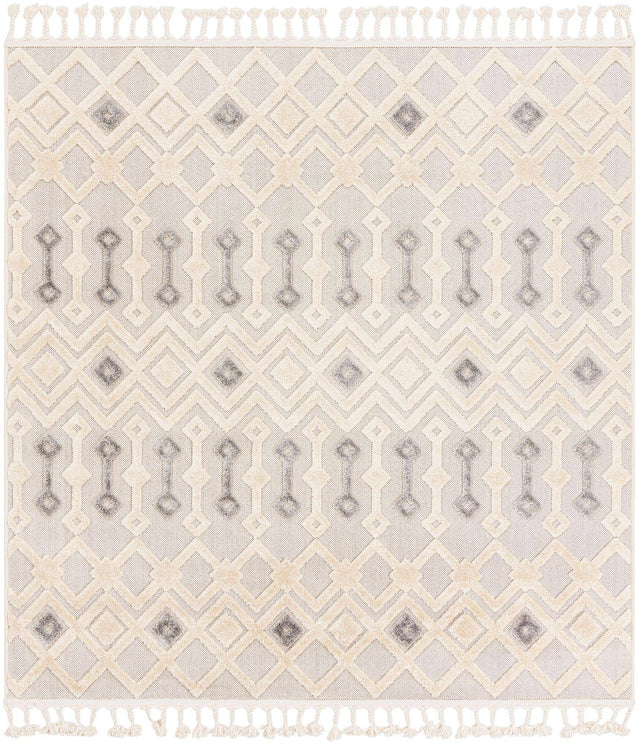 Sandy Beige 6' 1 x 6' 1 Arlo Square Area Rug 100% Polypropylene With Cotton Backing Easy Clean Indoor Living Room Bedroom Dining Office Carpet for Sale at Rug Engine