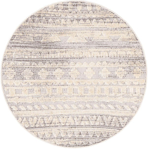 Sandy Beige 4' 1 x 4' 1 Arlo Round Area Rug 100% Polypropylene With Cotton Backing Easy Clean Indoor Living Room Bedroom Dining Office Carpet for Sale at Rug Engine