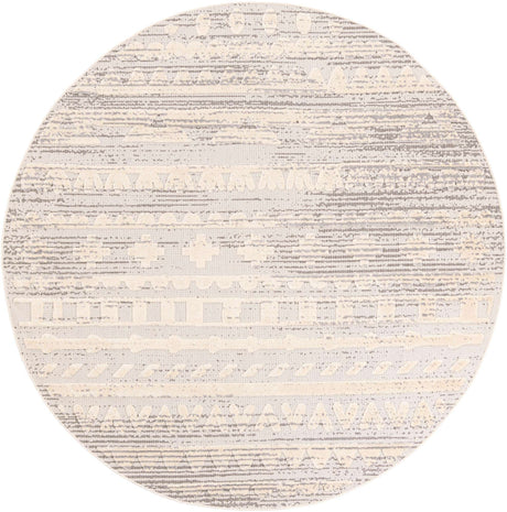 Sandy Beige 7' 10 x 7' 10 Arlo Round Area Rug 100% Polypropylene With Cotton Backing Easy Clean Indoor Living Room Bedroom Dining Office Carpet for Sale at Rug Engine