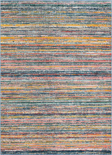 Multicolor 7' 10 x 11' 2 Gemstone Rectangle Area Rug Polypropylene Contemporary Carpet Easy Clean Stain Resistant for Home Design Decorating for Sale at Rug Engine