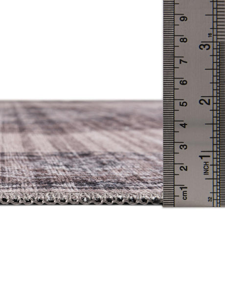 Washable Ivory and Gray 5' 3 x 8' Mangata Washable Oval Area Rug Easy to Clean Stain Resistant & Durable Chenille Traditional Vintage Distressed Carpet for Sale at Rug Engine