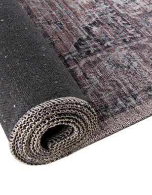 Washable Ivory and Gray 5' 11 x 9' Mangata Oval Area Rug Easy to Clean Stain Resistant & Durable Chenille Traditional Vintage Distressed Carpet for Sale at Rug Engine