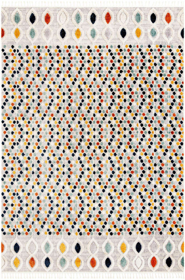 Multicolor 10' x 14' 1 Cherokee Rectangle Area Rug 100% Polypropylene With Cotton Backing Modern Geometric Carpet for Home Decor Interior Design Rooms for Sale at Rug Engine