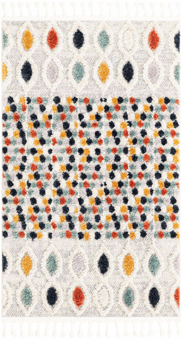 Multicolor 3' 3 x 5' 3 Cherokee Rectangle Area Rug 100% Polypropylene With Cotton Backing Modern Geometric Carpet for Home Decor Interior Design Rooms for Sale at Rug Engine