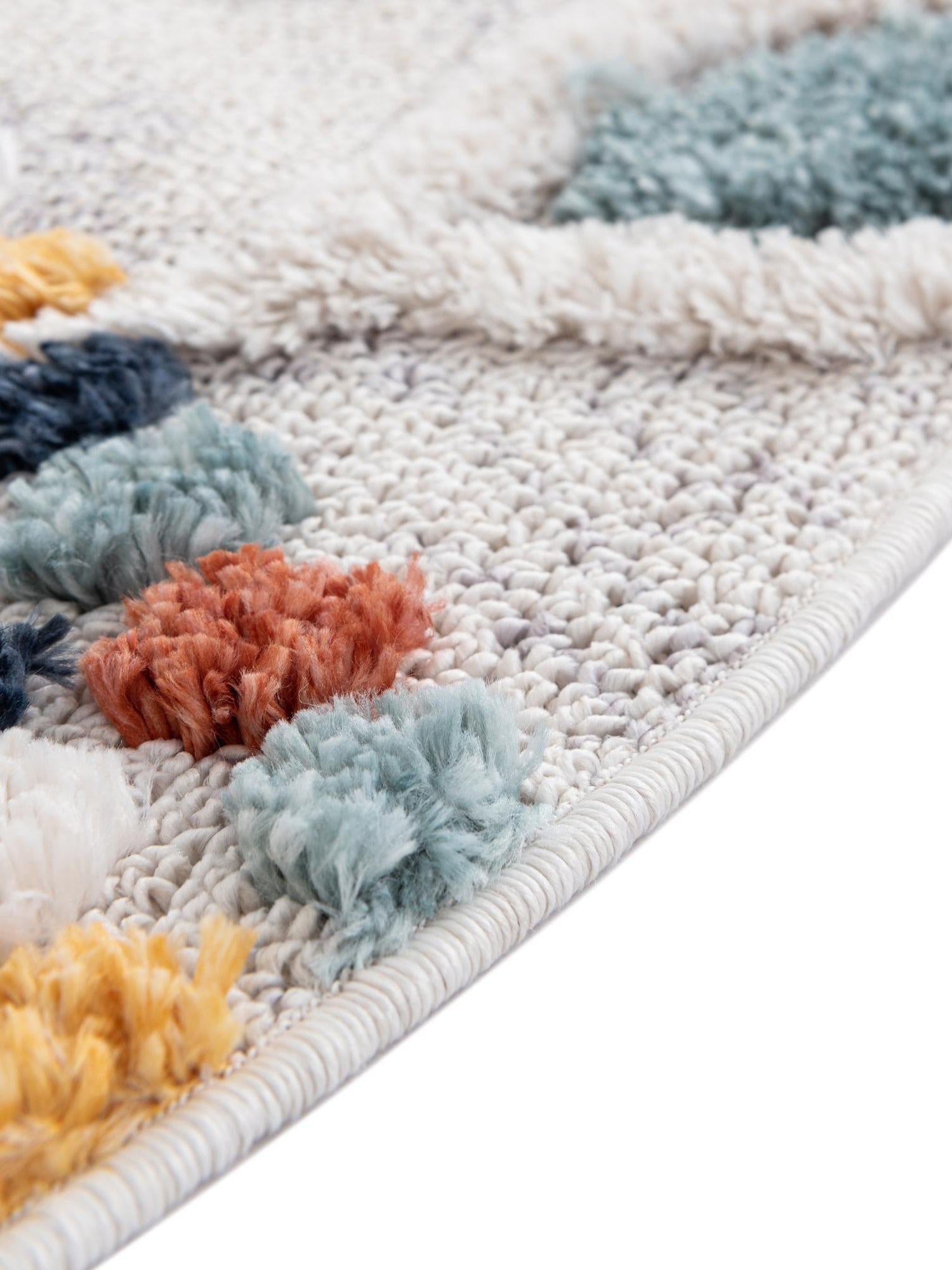 Multicolor 7' 10 x 7' 10 Cherokee Round Area Rug 100% Polypropylene With Cotton Backing Modern Geometric Carpet for Home Decor Interior Design Rooms for Sale at Rug Engine