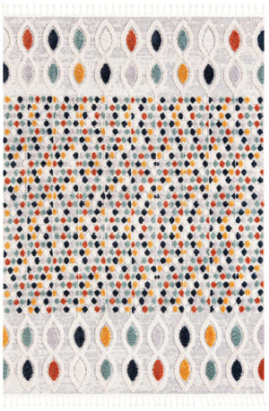 Multicolor 7' 1 x 10' Cherokee Rectangle Area Rug 100% Polypropylene With Cotton Backing Modern Geometric Carpet for Home Decor Interior Design Rooms for Sale at Rug Engine
