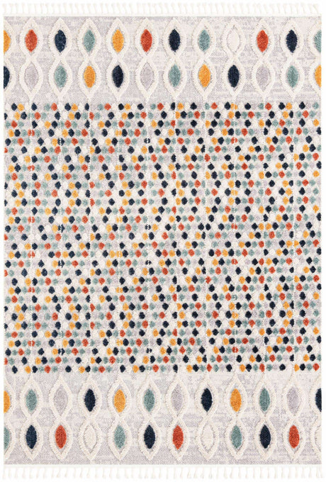 Multicolor 7' 10 x 11' Cherokee Rectangle Area Rug 100% Polypropylene With Cotton Backing Modern Geometric Carpet for Home Decor Interior Design Rooms for Sale at Rug Engine