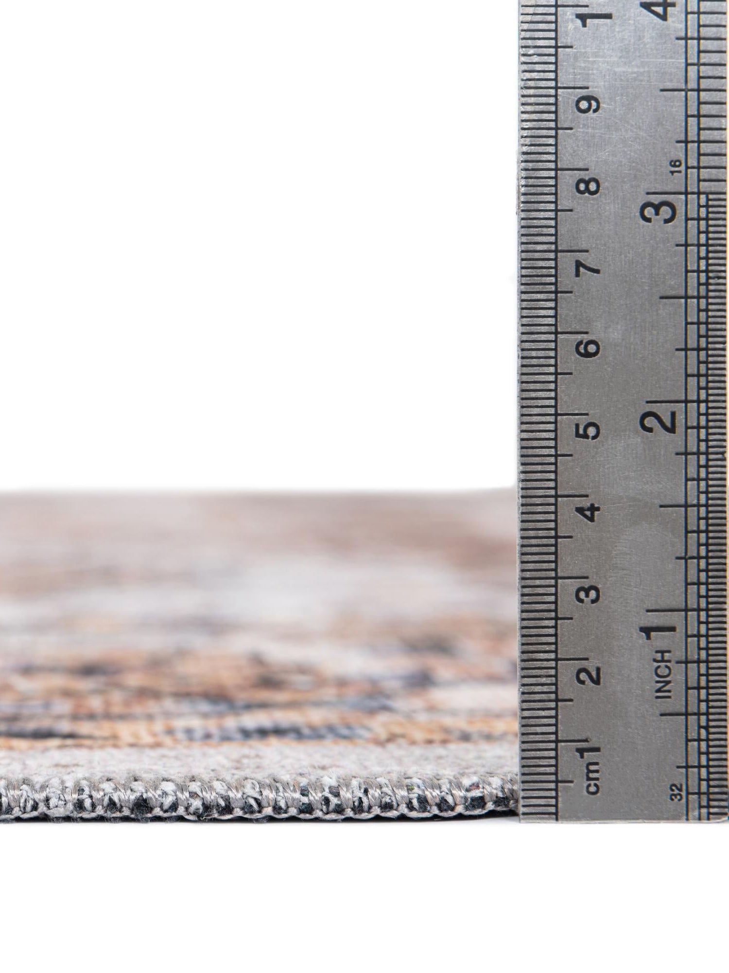 Washable Ivory Almond 5' 3 x 8' Yara Oval Area Rug Easy to Clean Stain Resistant & Durable