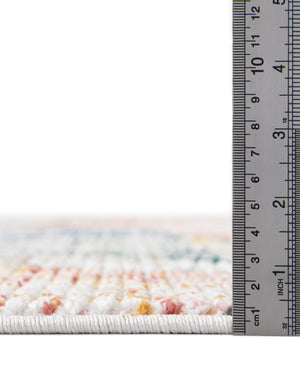 Multicolor 4' 1 x 6' 3 Gemstone Rectangle Area Rug Polypropylene Contemporary Carpet Easy Clean Stain Resistant for Home Design Decorating for Sale at Rug Engine