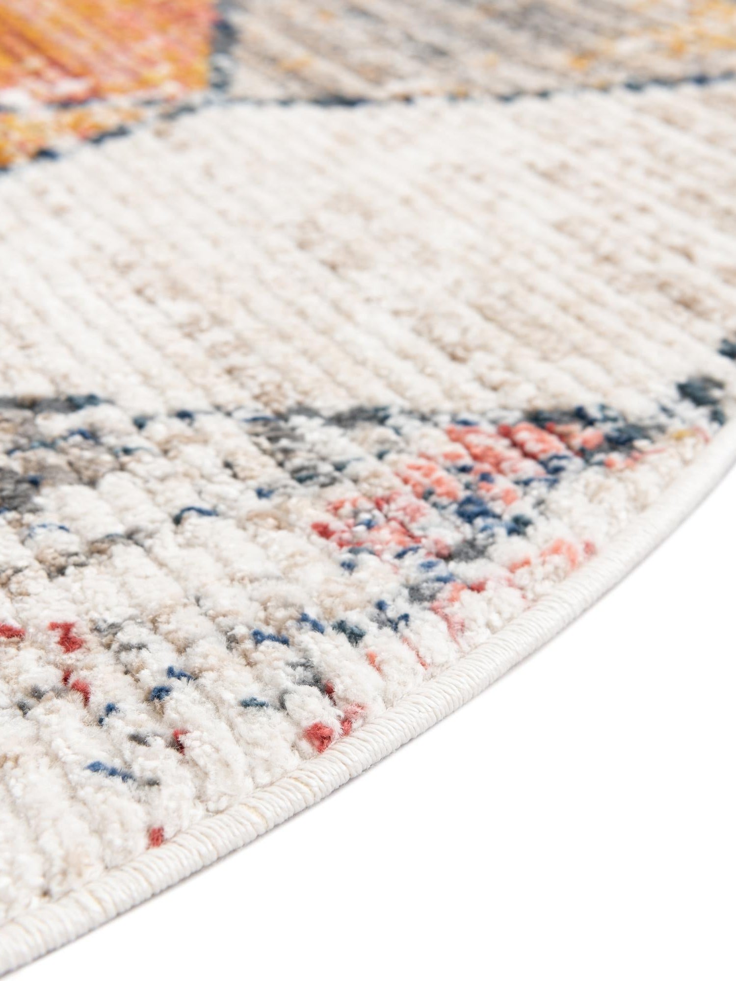 Multicolor 4' 1 x 6' 3 Gemstone Oval Area Rug Polypropylene Contemporary Carpet Easy Clean Stain Resistant for Home Design Decorating for Sale at Rug Engine