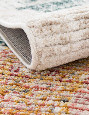 Multicolor 2' 2 x 5' 11 Gemstone Runner Area Rug Polypropylene Contemporary Carpet Easy Clean Stain Resistant for Home Design Decorating for Sale at Rug Engine
