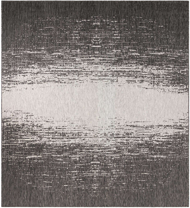 Charcoal Gray 10' 3 x 11' 3 Outdoor Modern Rectangle Area Rug Weather Resistant for Patio, Deck, Terrace, Balcony, Porch 100% Polypropylene Modern Outside Carpet for Sale at Rug Engine