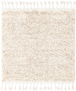 Ivory 3' 3 x 3' 3 Hygge Shag Square Area Rug Thick Soft Touch Fluffy & Plush Shaggy Pile 100% Polypropylene With Jute Backing Modern Carpet for Sale at Rug Engine