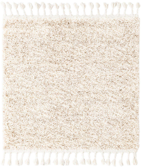 Ivory 3' 3 x 3' 3 Hygge Shag Square Area Rug Thick Soft Touch Fluffy & Plush Shaggy Pile 100% Polypropylene With Jute Backing Modern Carpet for Sale at Rug Engine