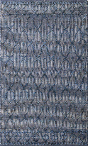 Navy Blue 3' 1 x 5' 1 Larsa Rectangle Area Rug 90% Jute & 10% Cotton Premium All Natural Hand Woven Carpet for Home Interior Design Spaces for Sale at Rug Engine
