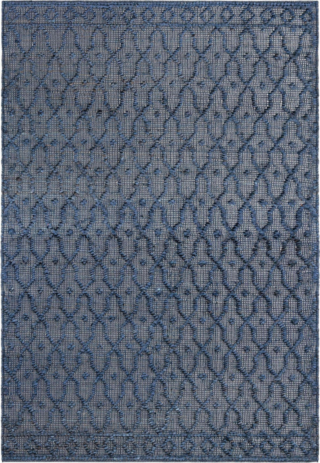 Navy Blue 5' 3 x 8' Larsa Rectangle Area Rug 90% Jute & 10% Cotton Premium All Natural Hand Woven Carpet for Home Interior Design Spaces for Sale at Rug Engine