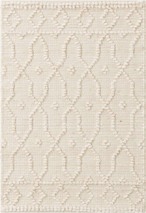 Ivory 2' 2 x 3' 1 Larsa Rectangle Area Rug 90% Jute & 10% Cotton Premium All Natural Hand Woven Carpet for Home Interior Design Spaces for Sale at Rug Engine