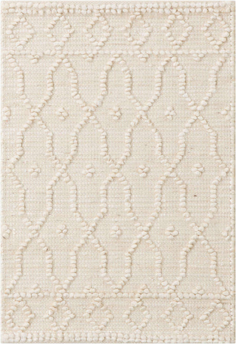 Ivory 2' 2 x 3' 1 Larsa Rectangle Area Rug 90% Jute & 10% Cotton Premium All Natural Hand Woven Carpet for Home Interior Design Spaces for Sale at Rug Engine