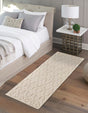 Ivory 2' x 8' Larsa Runner Area Rug 90% Jute & 10% Cotton Premium All Natural Hand Woven Carpet for Home Interior Design Spaces for Sale at Rug Engine