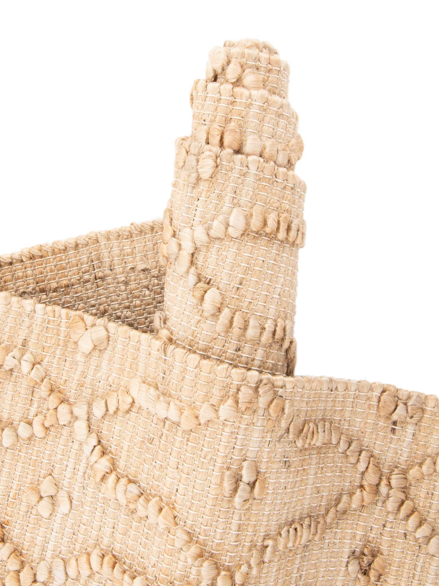 Natural 3' 1 x 5' 1 Larsa Rectangle Area Rug 90% Jute & 10% Cotton Premium All Natural Hand Woven Carpet for Home Interior Design Spaces for Sale at Rug Engine
