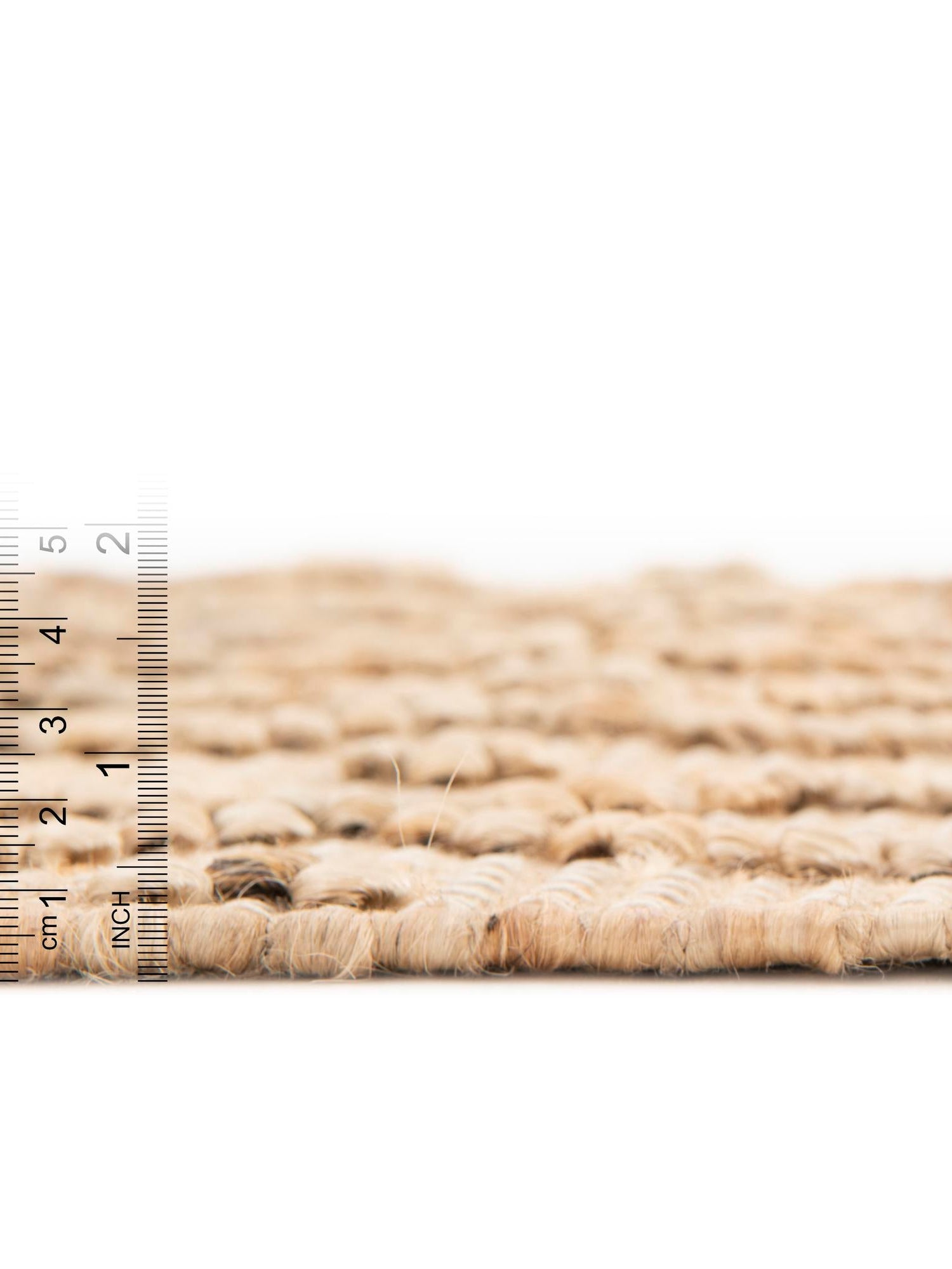Natural 2' 7 x 13' 11 Larsa Runner Area Rug 90% Jute & 10% Cotton Premium All Natural Hand Woven Carpet for Home Interior Design Spaces for Sale at Rug Engine