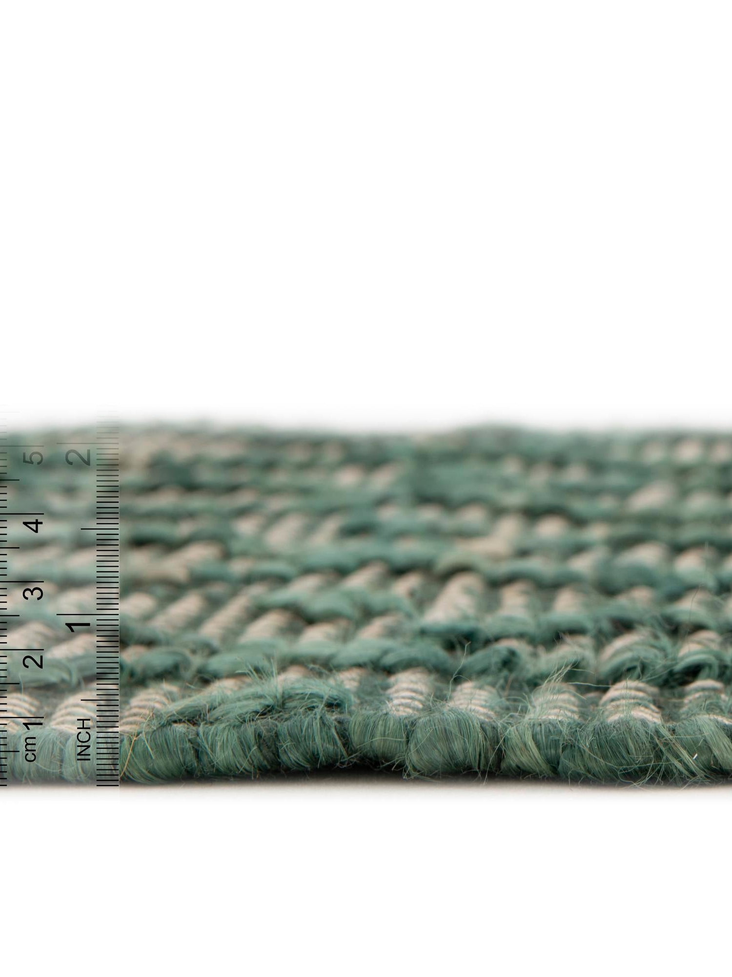 Hunter Green 3' 1 x 5' 1 Larsa Rectangle Area Rug 90% Jute & 10% Cotton Premium All Natural Hand Woven Carpet for Home Interior Design Spaces for Sale at Rug Engine