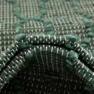 Hunter Green 4' 1 x 6' 1 Larsa Rectangle Area Rug 90% Jute & 10% Cotton Premium All Natural Hand Woven Carpet for Home Interior Design Spaces for Sale at Rug Engine
