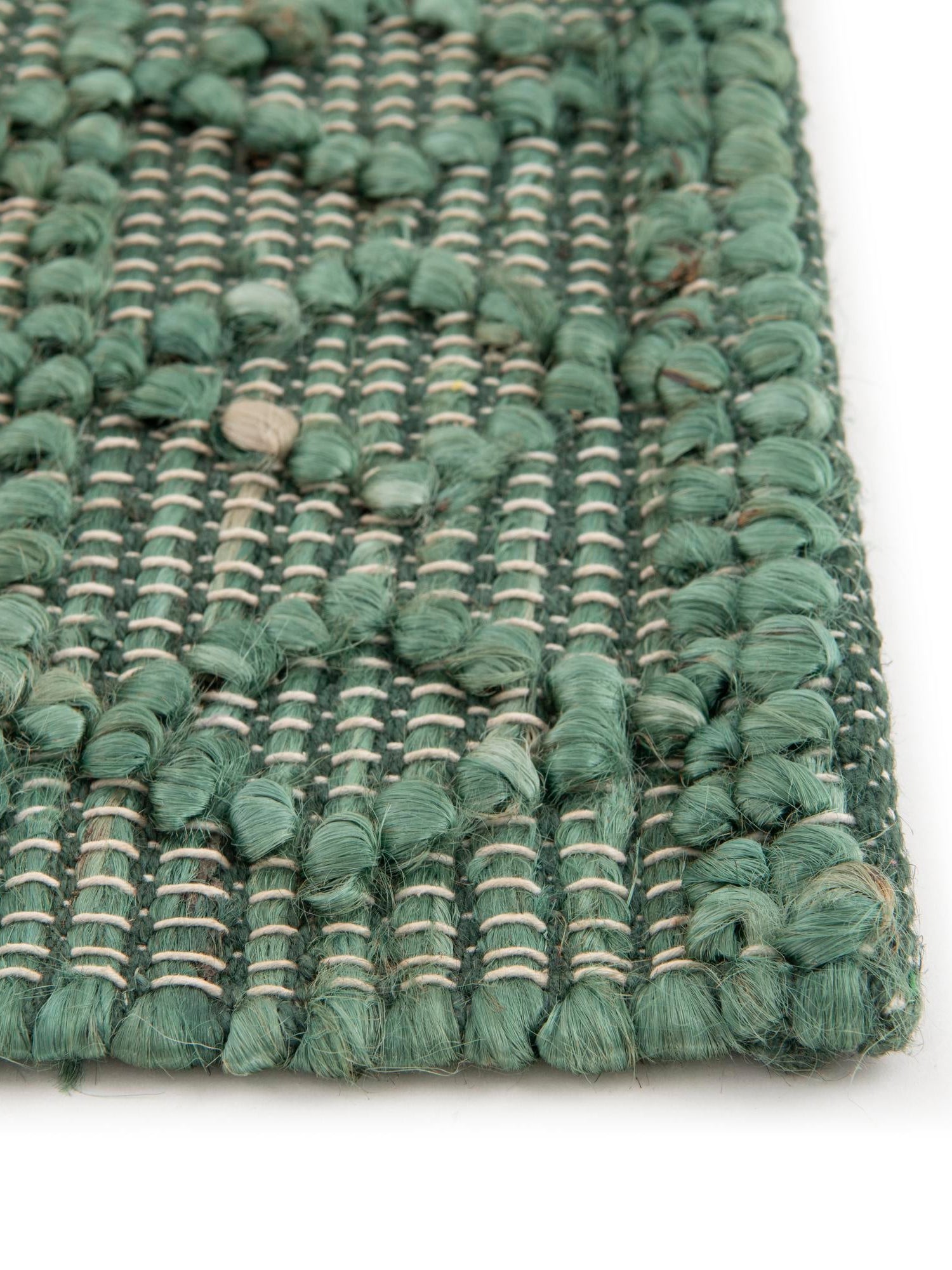 Hunter Green 7' 10 x 7' 10 Larsa Square Area Rug 90% Jute & 10% Cotton Premium All Natural Hand Woven Carpet for Home Interior Design Spaces for Sale at Rug Engine