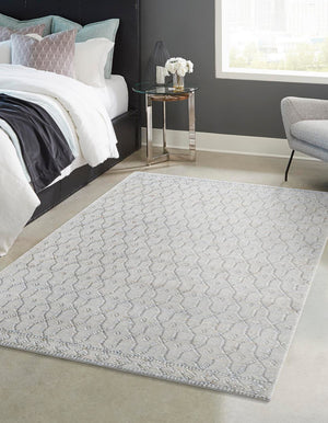 Gray 3' 1 x 5' 1 Larsa Rectangle Area Rug 90% Jute & 10% Cotton Premium All Natural Hand Woven Carpet for Home Interior Design Spaces for Sale at Rug Engine