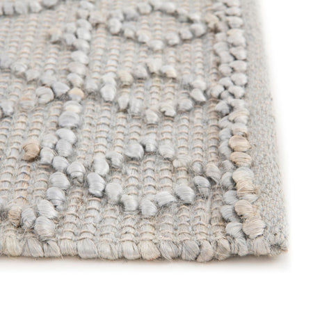 Gray 2' x 6' 1 Larsa Runner Area Rug 90% Jute & 10% Cotton Premium All Natural Hand Woven Carpet for Home Interior Design Spaces for Sale at Rug Engine