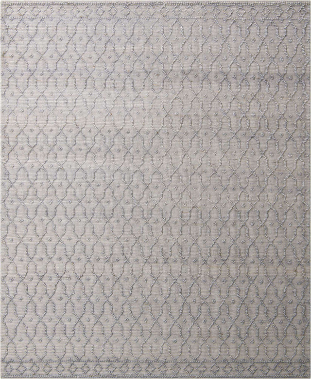 Gray 7' 10 x 10' Larsa Rectangle Area Rug 90% Jute & 10% Cotton Premium All Natural Hand Woven Carpet for Home Interior Design Spaces for Sale at Rug Engine
