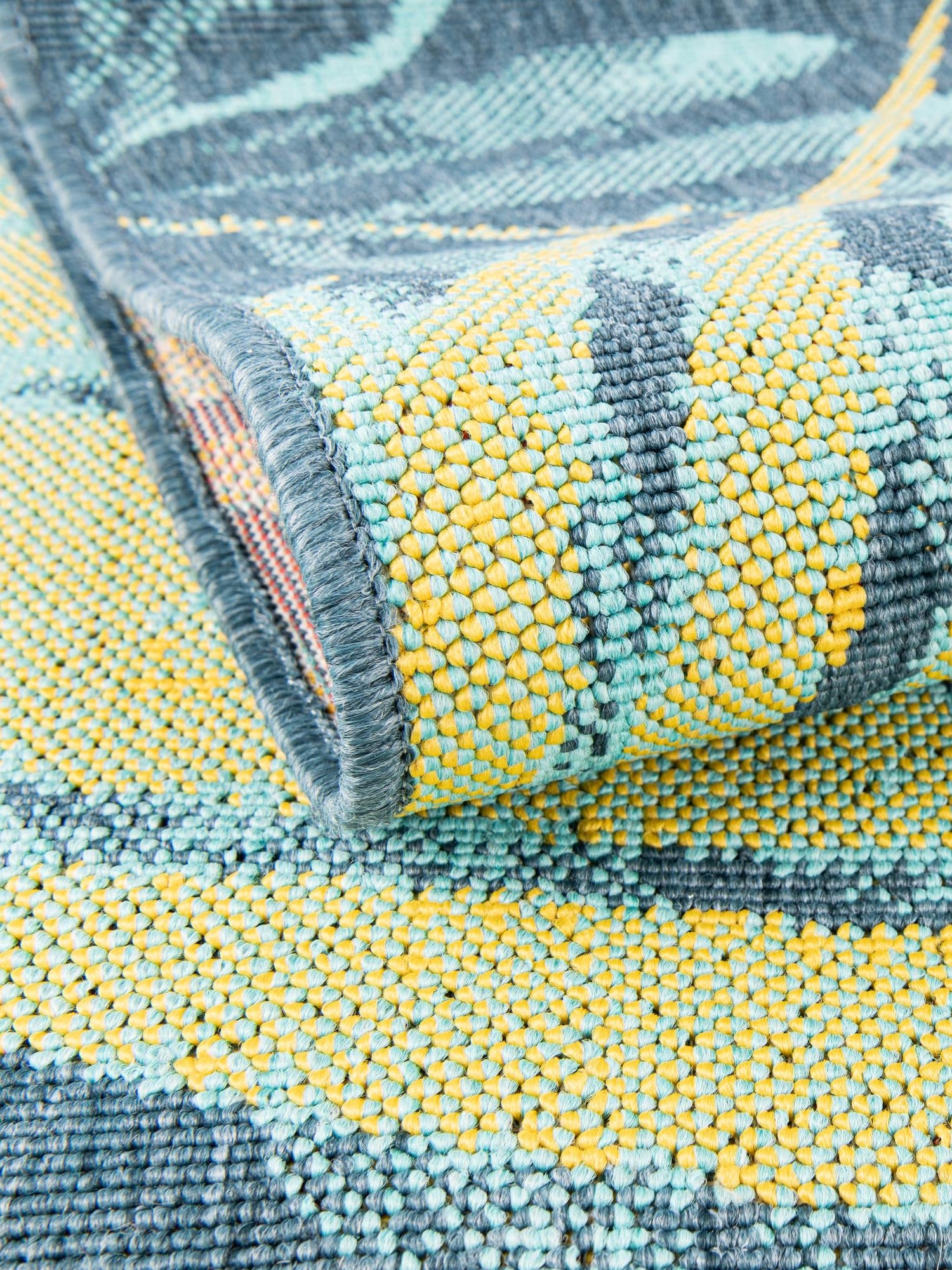 Multicolor 2' x 3' 1 Outdoor Coastal Rectangle Area Rug Weather Resistant for Patio, Deck, Terrace, Balcony, Porch 100% Polypropylene Coastal Decor Carpet for Sale at Rug Engine