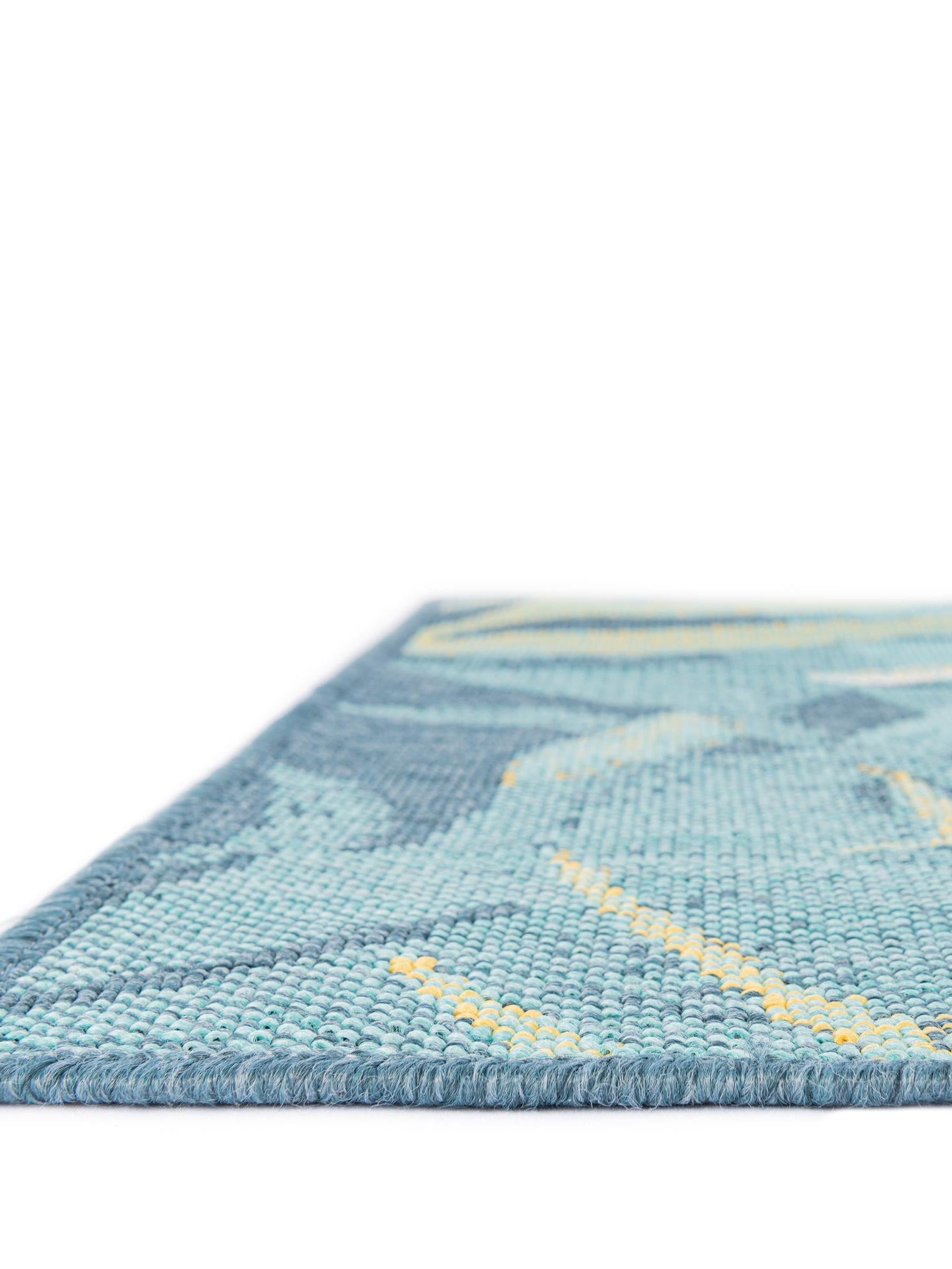 Multicolor 9' x 12' Outdoor Coastal Rectangle Area Rug Weather Resistant for Patio, Deck, Terrace, Balcony, Porch 100% Polypropylene Coastal Decor Carpet for Sale at Rug Engine