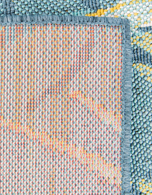 Multicolor 2' x 3' 1 Outdoor Coastal Rectangle Area Rug Weather Resistant for Patio, Deck, Terrace, Balcony, Porch 100% Polypropylene Coastal Decor Carpet for Sale at Rug Engine
