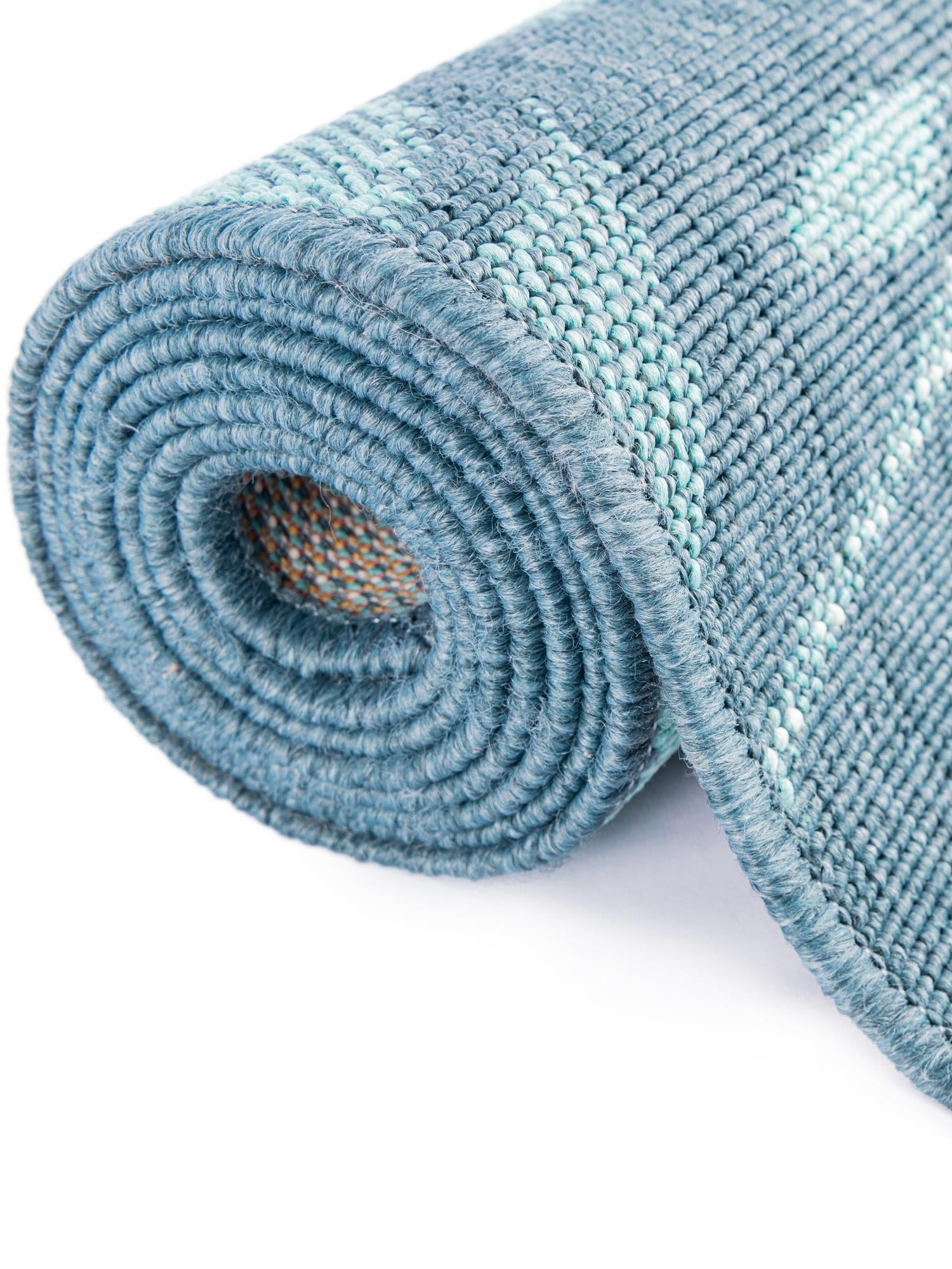 Multicolor 6' 1 x 9' Outdoor Coastal Rectangle Area Rug Weather Resistant for Patio, Deck, Terrace, Balcony, Porch 100% Polypropylene Coastal Decor Carpet for Sale at Rug Engine