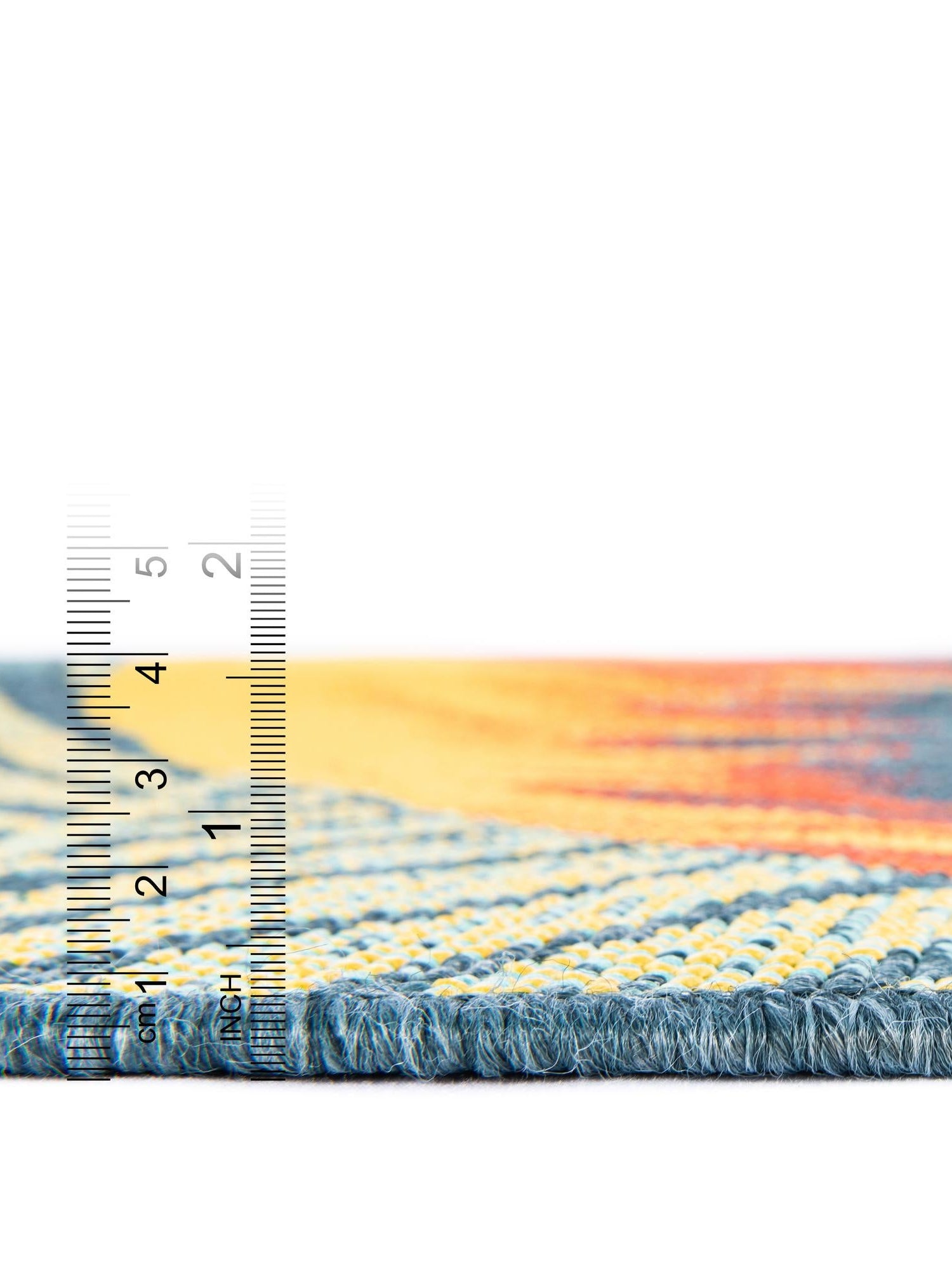 Multicolor 4' 1 x 4' 1 Outdoor Coastal Round Area Rug Weather Resistant for Patio, Deck, Terrace, Balcony, Porch 100% Polypropylene Coastal Decor Carpet for Sale at Rug Engine